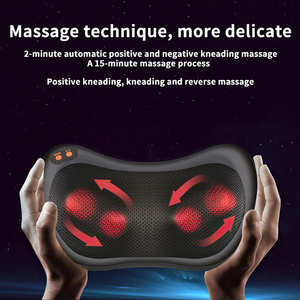 InstaRelief Heated Neck Massage Pillow